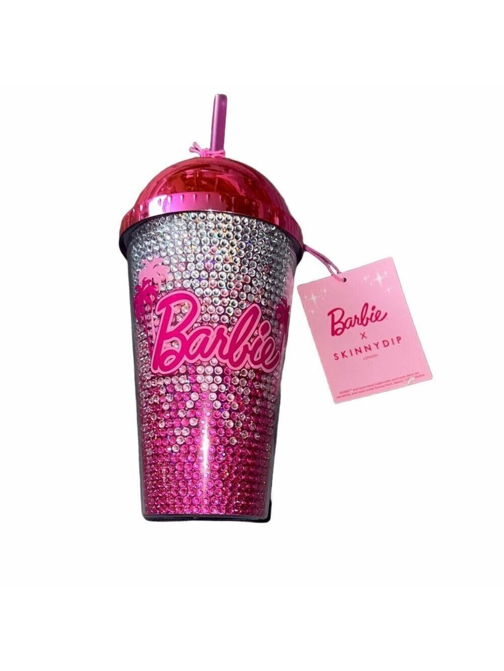 Barbie Pink Glitter Tumbler